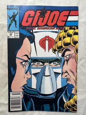 Marvel Comics G.I. Joe A Real American Hero #64 1987 Larry Hama