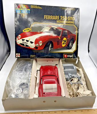 Burago Ferrari 250 GTO Nurburgring Die Cast Metal Model Kit 1:18 #7011 - READ