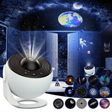 Galaxy Star Projector   12 Films   Home Planetarium   LED Night Light   Bedroom