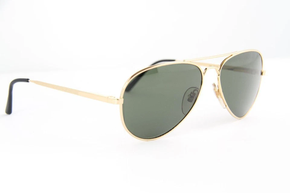 Gafas de sol piloto doradas Vuarnet 4036 vintage raras PX3000 lentes minerales verdes 299 $ Foto 4 de 4
