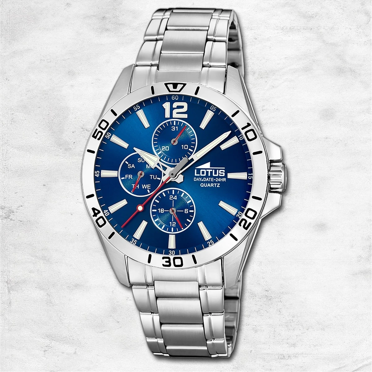 Lotus Orologio Unisex In Acciaio Inossidabile Modello 18786/2, Bracciale In Acciaio, Vetro Minerale, Impermeabile 5 Bar (50 Metri) - 6