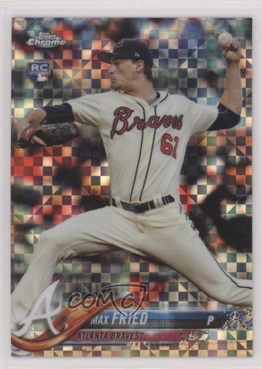 2018 Topps Chrome X-Fractor Max Fried #66 Rookie RC