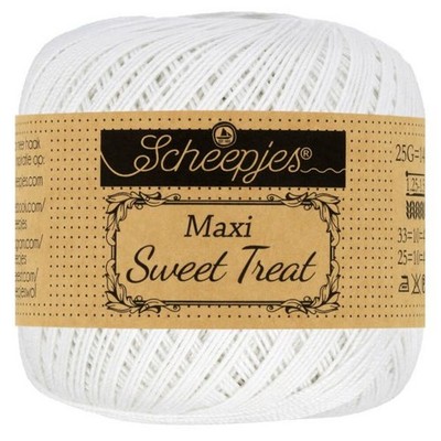 SCHEEPJES MAXI SWEET TREAT 100% Baumwolle merzerisiert Filethäkeln (Farbauswahl)