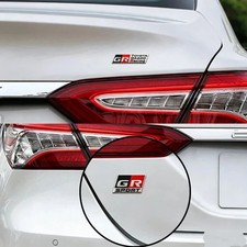 3D Metal GR Sport Car Front Hood Grille Emblem Badge for HV YARiS RZ RC RS Prius