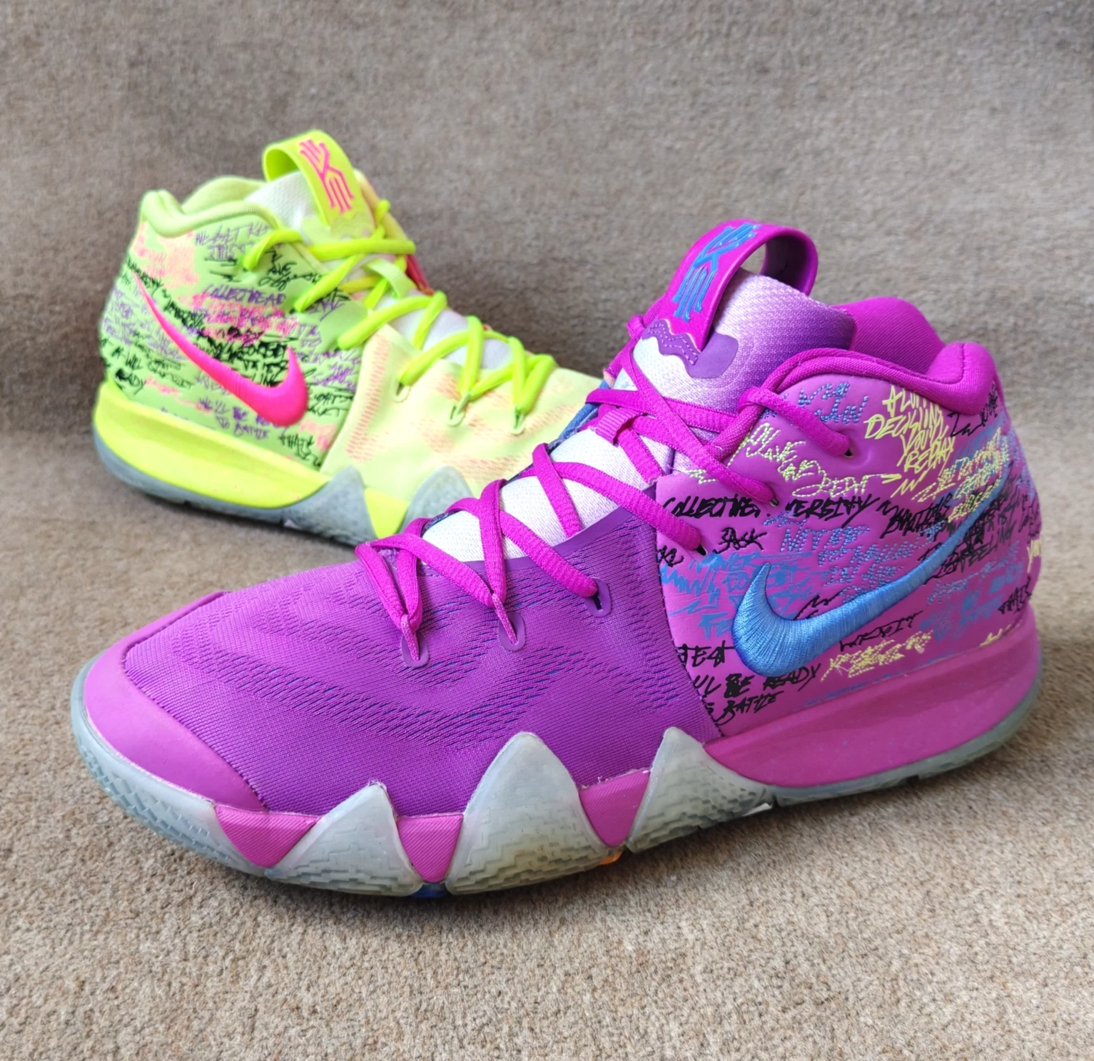 Nike Kyrie 4 Confetti UK 10 Mens Trainers 943806-900 Irving NBA Basketball Shoes