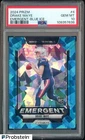 2024 Prizm Drake Maye Emergent Blue Ice Refractor /99 PSA 10 Gem Mint Patriots