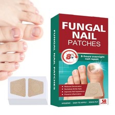50pcs/box Fungal Nail Care Patches, Box 8H Overnight Toenail Repair Care