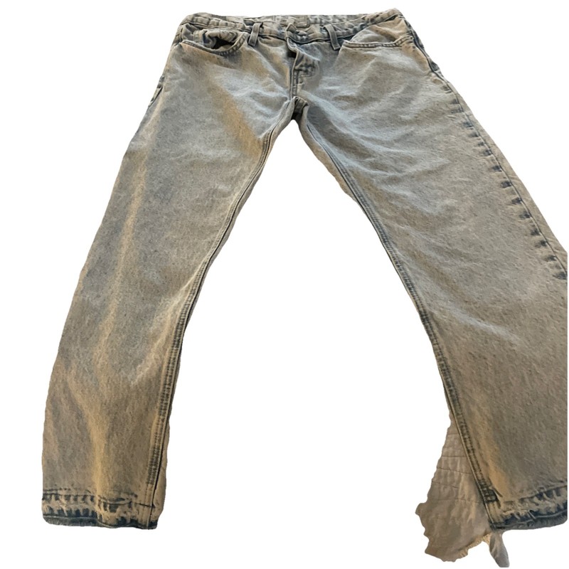 CURRENT ELLIOTT Womens sz 29 Light Wash  5 Pocket W Fringed Bottom Jeans