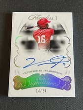 2018 Panini Flawless VICTOR ROBLES Debut Signatures Rookie Auto /25 #FDS-VR