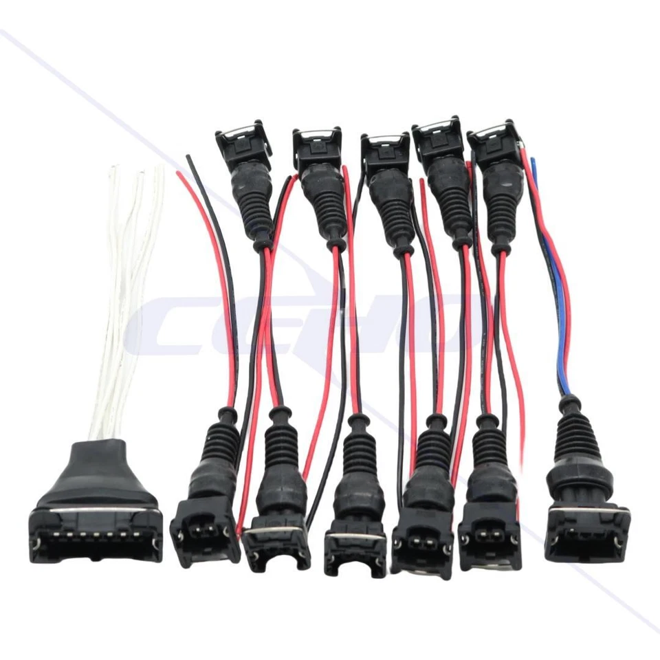 Kit de conector de arnés de cableado para inyector de combustible AFM TPS para Datsun 280z Nissan 280zx Foto 4 de 4