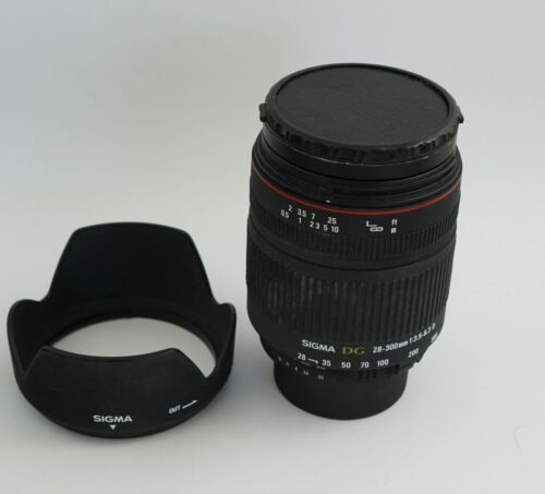 Sigma DG 28-300mm F3.5-6.3 D with Nikon AF Mount