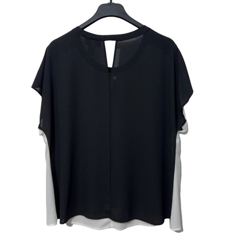 Lane Bryant Womens Shirt Plus Size 18/20 Sheer Boxy Fit Beaded Collar - Picture 2 of 4