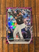 Wilber Sanchez /199 1st Bowman Chrome Fuschia Chicago White Sox Bowman 2023