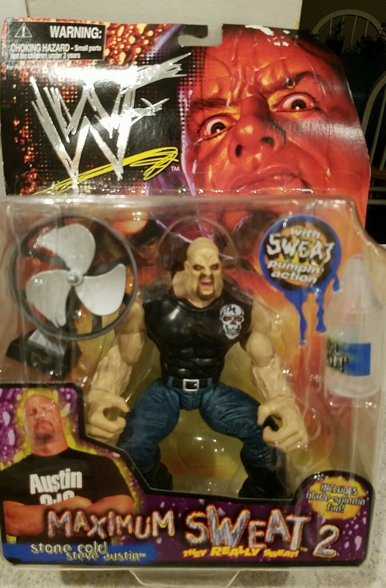 Vintage 90's WWF Maximum Sweat 2 Stone Cold Action Figure NEW | eBay