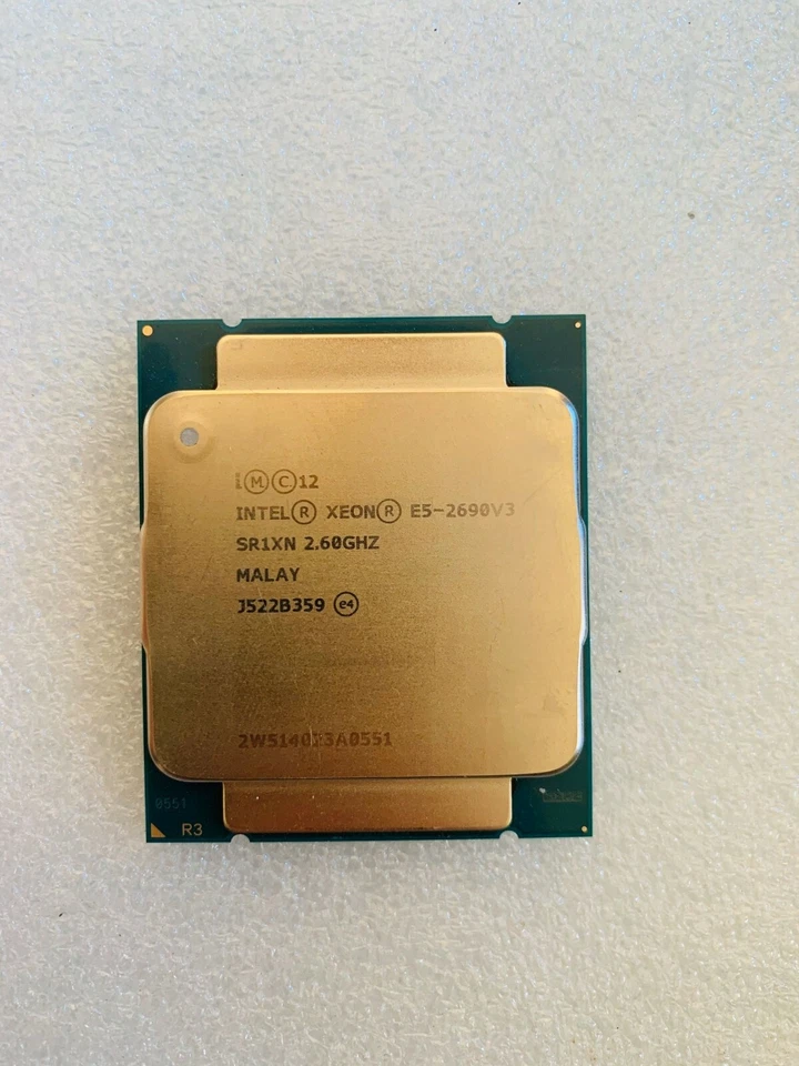 Intel Xeon E5-2690 V3 2.6Ghz 12-Core 30M 9.6GT/s SR1XN LGA2011-3 CPU Processor - Image 3 of 4