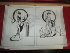 Vintage TRI-CHEM Liquid EMBROIDERY FELT - ELEGANT FASHIONABLE LADIES - 1980's