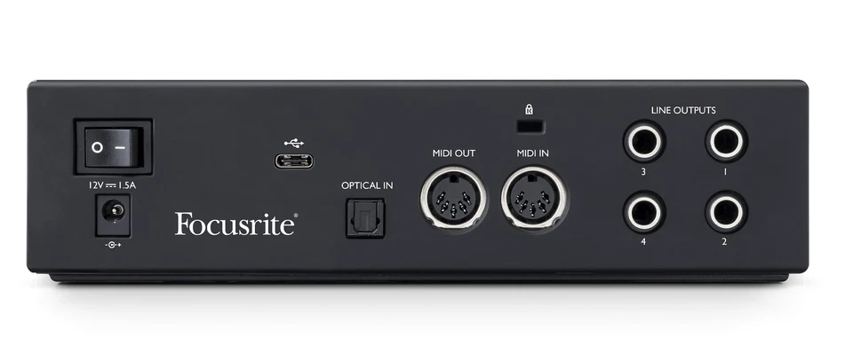 Focusrite Clarett+ 2Pre USB-C Audio Recording Interface, 2 Mic Preamps/JFET/ADAT - Image 3 of 4