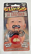 Funny Baby Toddler Pacifier Billy-Bob Pacifier Lil Sherlock Halloween