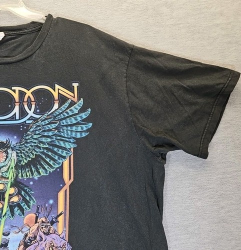 Y2K Mastodon Band Tshirt XXL Space Owl vs Lazer Cats Heavy Metal Bay Island Tag - Picture 20 of 24