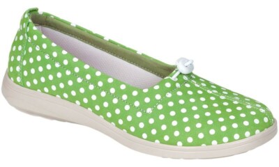 SAS Funk Verde Dot Green White Polka Dots Women's Slip On