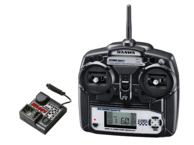 Airtronics Sanwa Gemini Sport Fernsteuerung Combo (2.4GHz / RX391W) RC Sender + 
