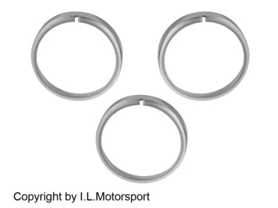 MX-5 Ringe für die Heizungs Knöpfe silbern Mazda MX-5 TYP NC von 2005  bis 2008 - Bild 1 von 2