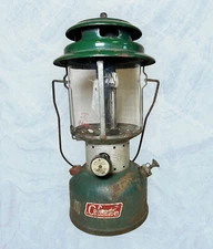Vintage 1970 Coleman 220f Lantern Double Mantle Lantern