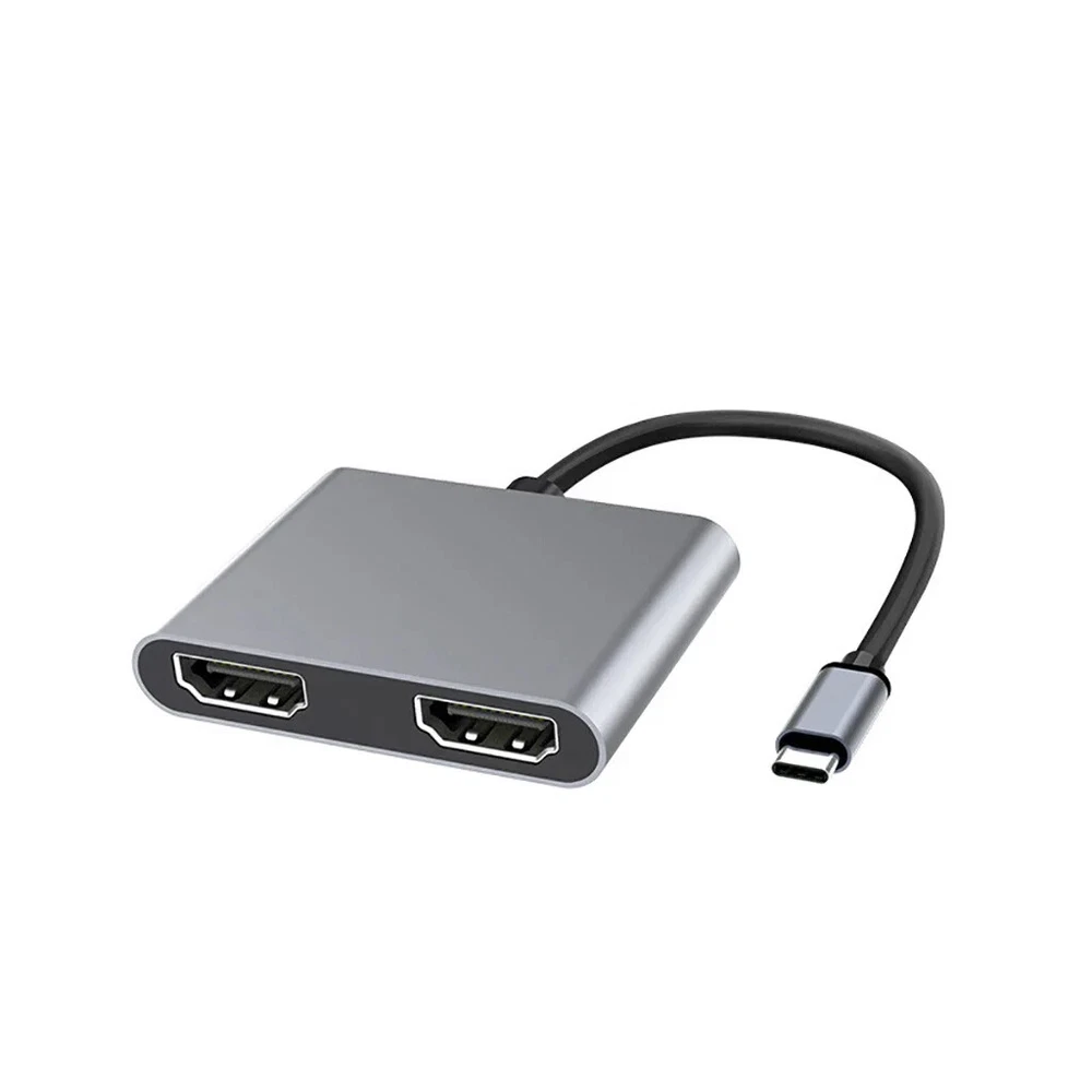 Usb Hub USB C to HDMI-compatible Splitter Type-c to Dual USB 3.0 Docking Station