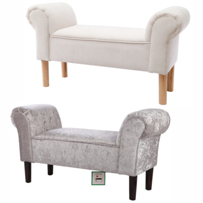 Wooden Sofa Chair Bedroom Lounge Chairs Amazon HOMCOM Bed End Side