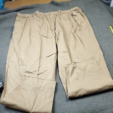 KingSize Pants Mens Big Tall 5XL 38L Tan Beige Cotton Chino Khaki