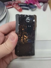 Black CZ Cubic Zirconia Gemstone Facet Rough