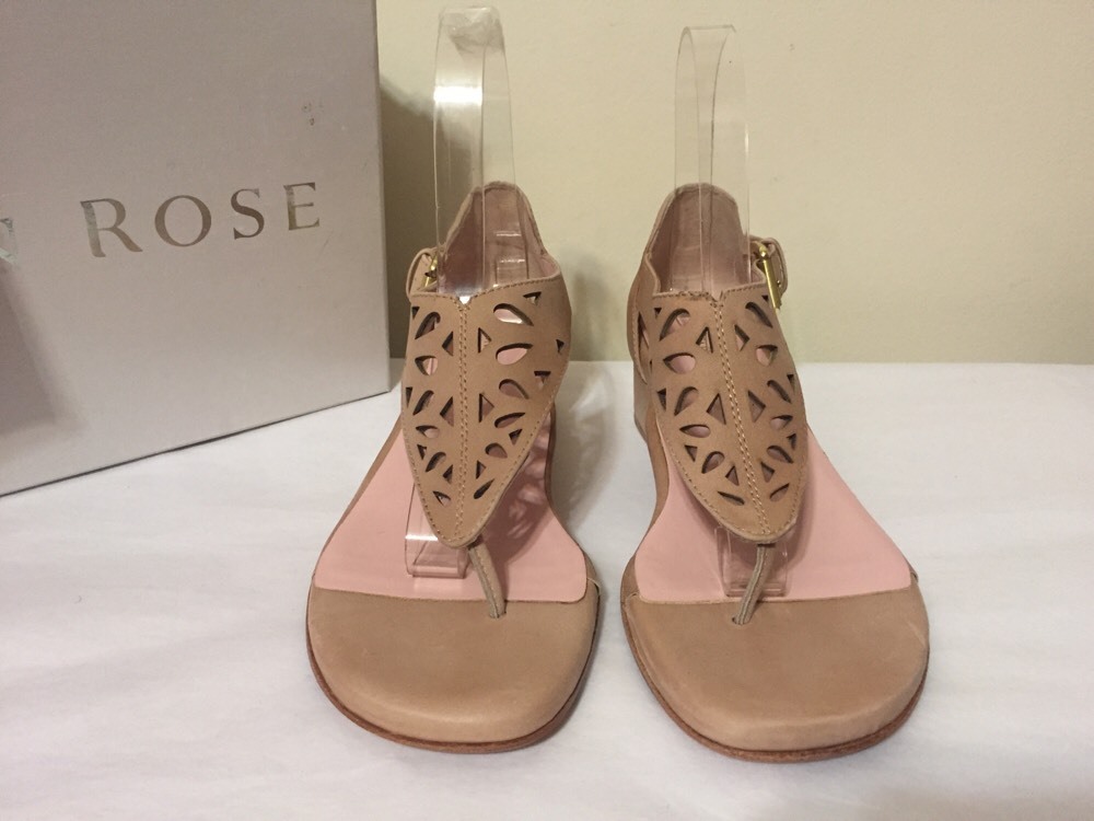 Taryn pink Kaiser Kaiser Kaiser Beige Burnished Nubuck Women's Low Heel Sandals Size 7 M 709abf Taryn pink Kaiser Kaiser Kaiser Beige Burnished Nubuck Women's Low Heel Sandals Size 7 M 709abf