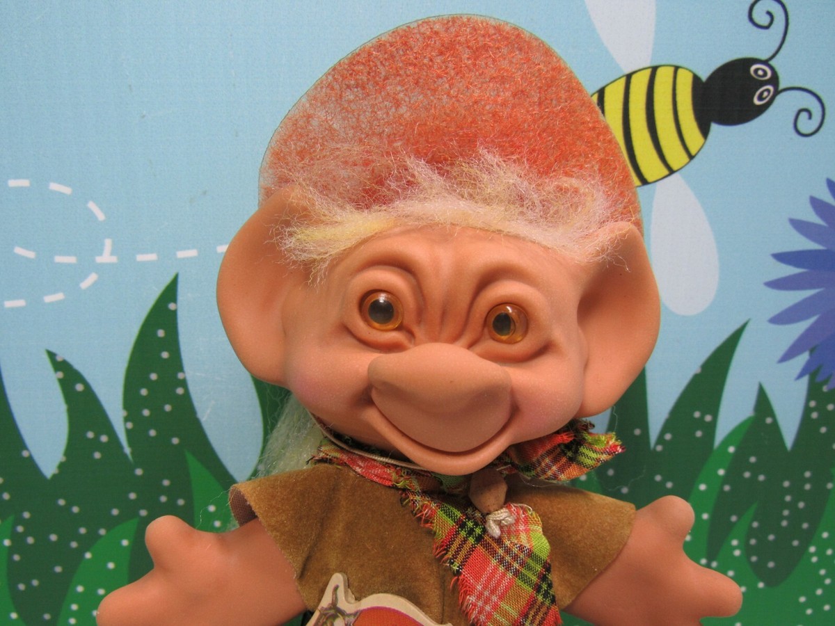 1966 VINTAGE RANCH NIK Troll Doll - 5.5