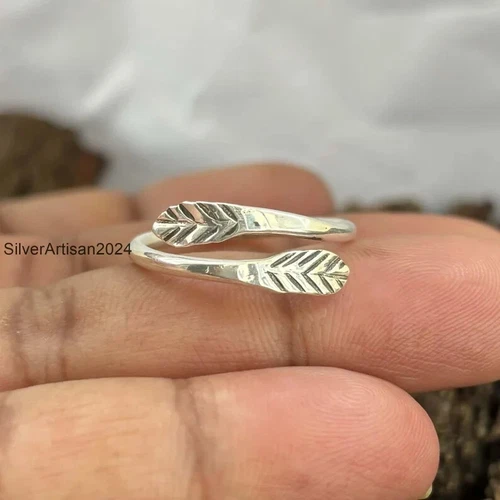 Bypass Thumb Ring, 925 Sterling Silver Ring, Midi Ring,Handmade Ring, All size