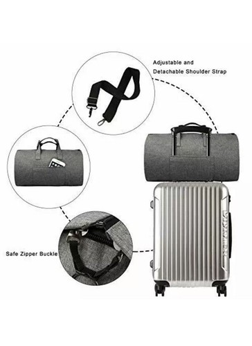 BUG Garment Bags Convertible Garment Bag with Shoulder Strap Shoes - New - Picture 10 of 12