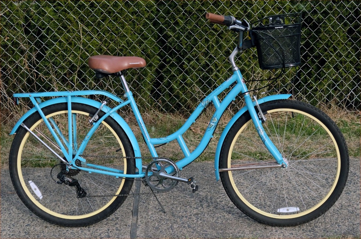 SCHWINN CLAIRMONT SPEED EASY STEP CRUISER BIKE