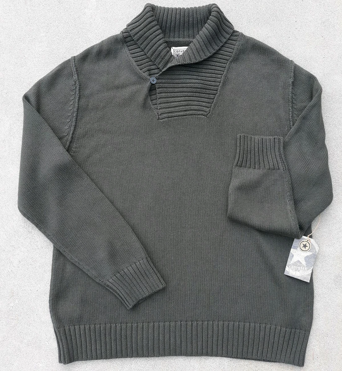 Converse one star sweater deals
