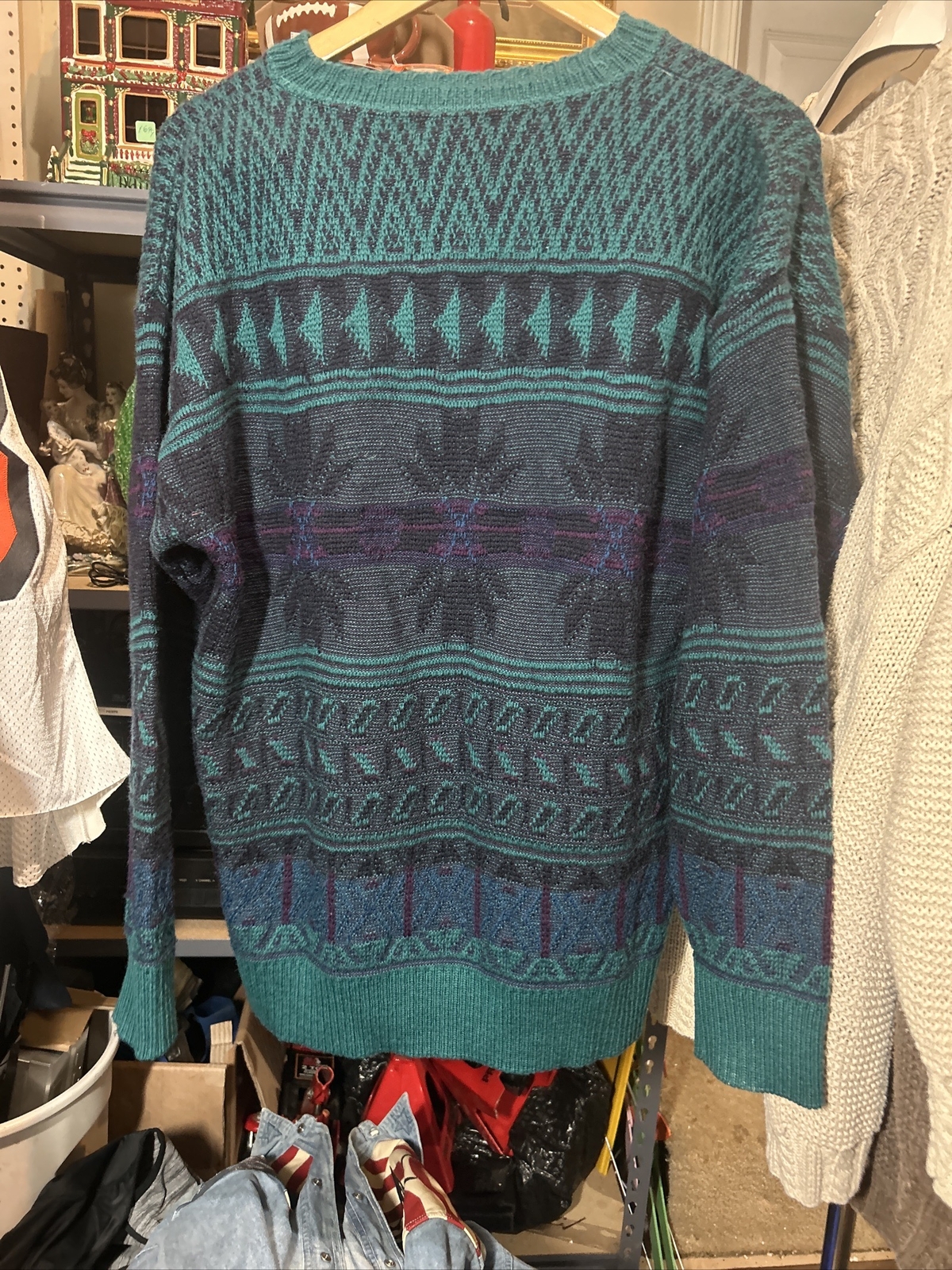 Vintage Pendleton Pull Over Sweater, Wool, Made I… - image 3
