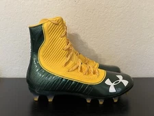 Under Armour Highlight MC Football Cleats Green/Gold 3021478-300 Men’s Size 9