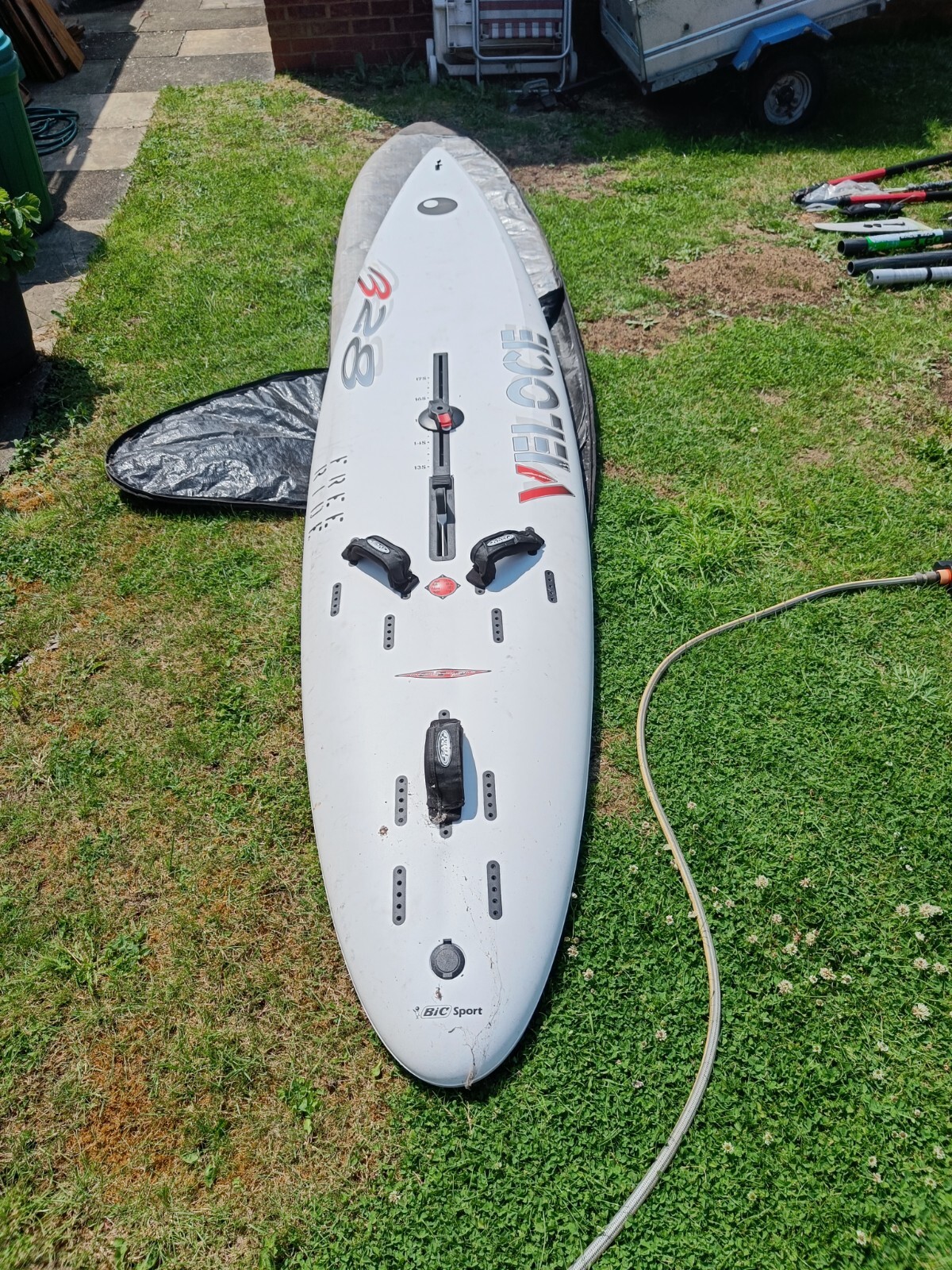 Bic Veloce 328 Windsurfing board with sail and everything eBay