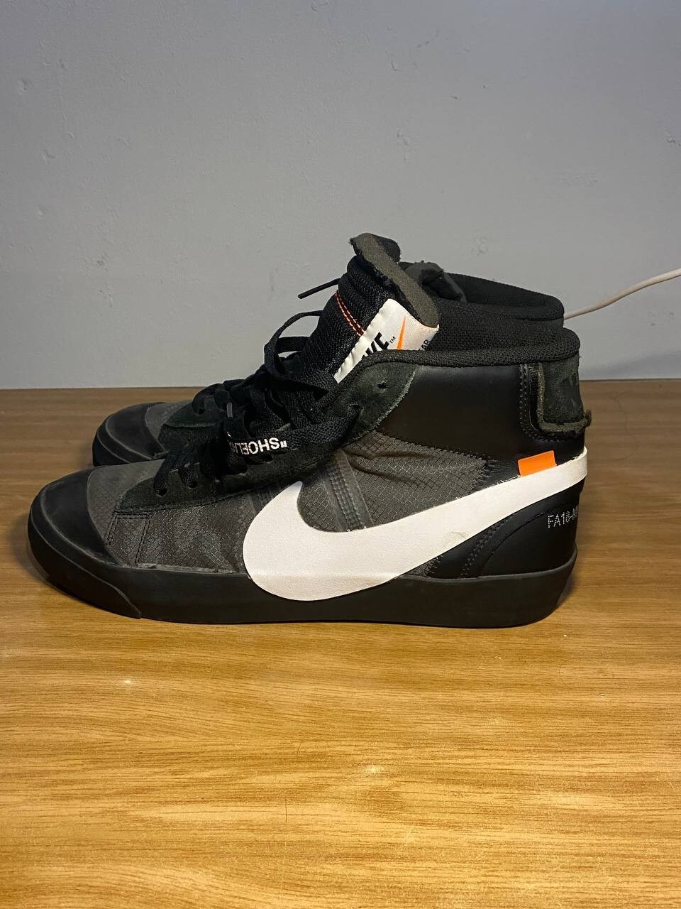 OFF WHITE X NIKE Taglia 8 5 Nike Off White x Blazer Mid Grim Reapers (senza scatola)