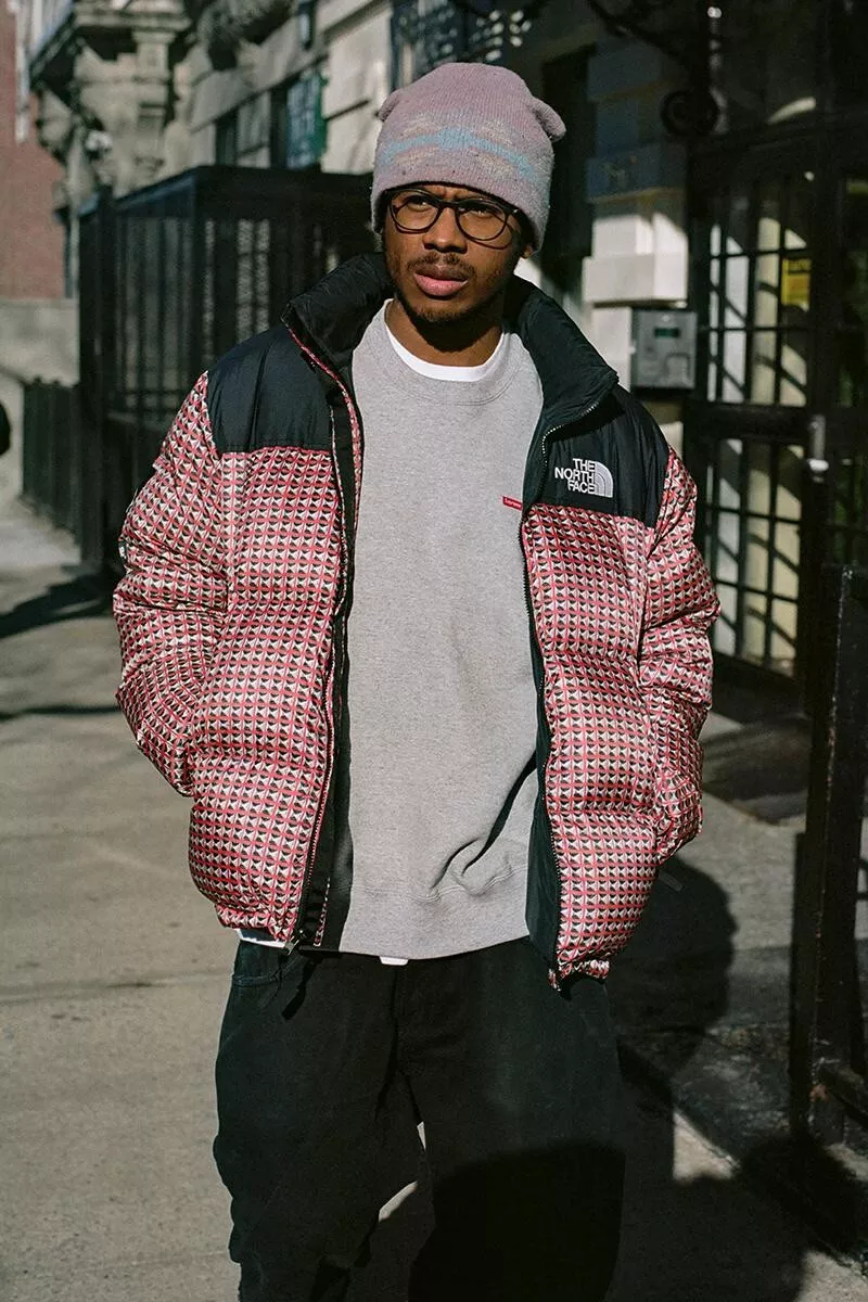 red supreme jacket