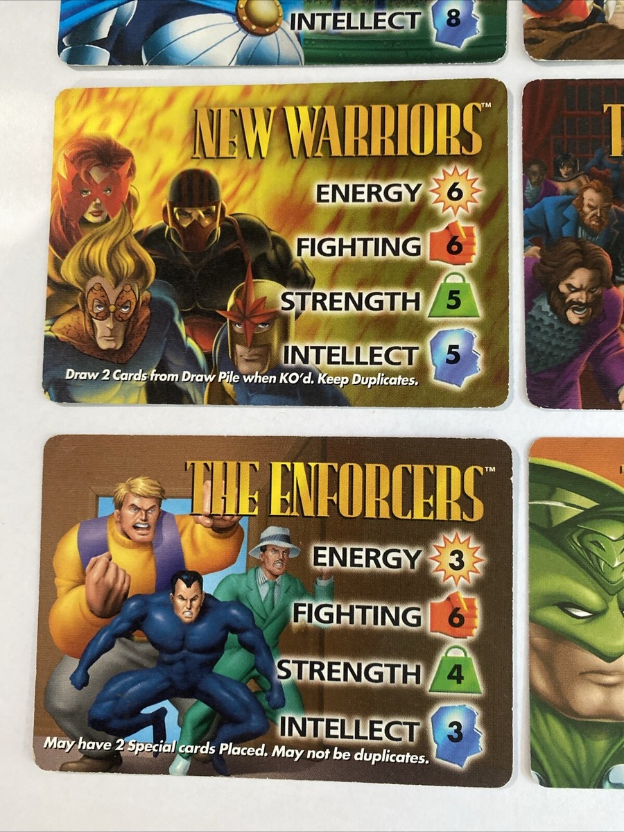 6) 1995 MARVEL OVERPOWER COLLECTABLE CARD GAME 6) 1995 MARVEL OVERPOWER COLLECTABLE CARD GAME