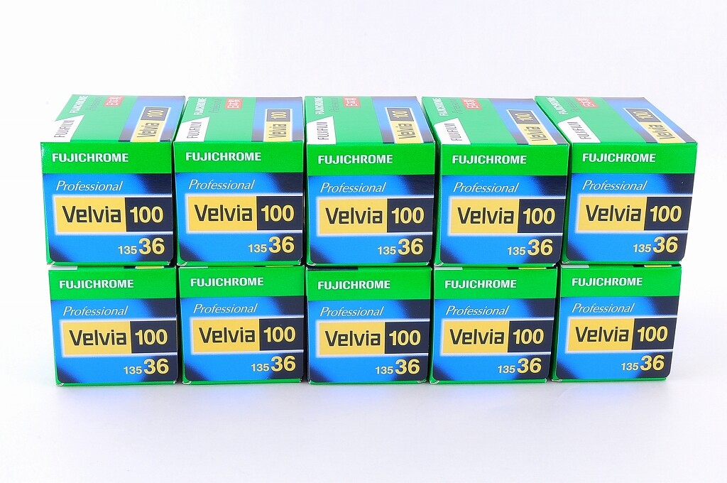 FUJI Fujifilm Velvia 100 36exp 135 35mm [10Rolls] [Expired