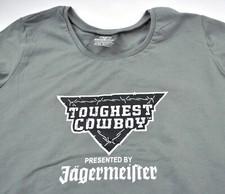 J&auml;germeister Toughest Cowboy USA Tank Top Damen T-shirt Gr&ouml;&szlig;e M Cut Out Hemd