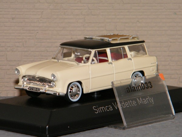 Simca Vedette Marly 1957 Stroh Gelb & Schwarz Norev 1/43 Ref. 574055-image