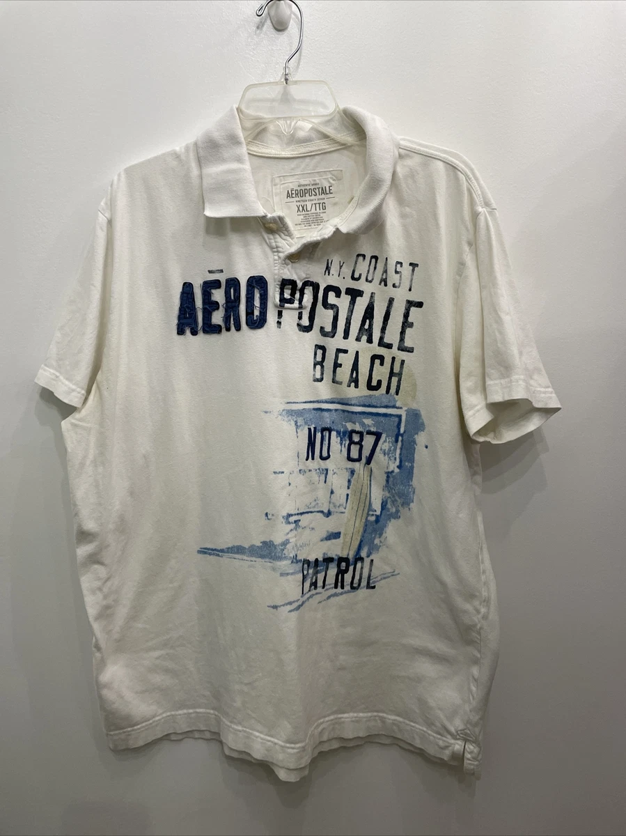 Aeropostale white clearance polo