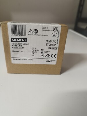 SIEMENS 6ES7 134-6HD01-0BA1 Analog Eingangsmodul AI 4xA/I 2wire ST
