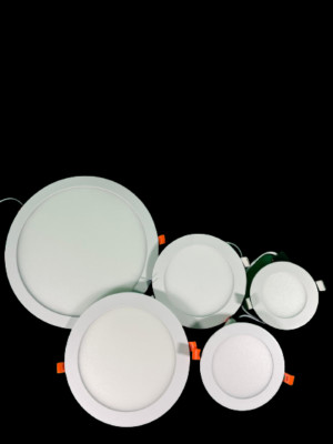 LED Panel Deckenleuchte Einbauleuchte Downlight Ultraslim Panel Rund Eckig 6-24W