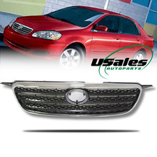 For 2005-2008 Toyota Corolla Chrome Shell With Dark Gray Grille Insert Assembly For 2005-2008 Toyota Corolla Chrome Shell With Dark Gray Grille Insert Assembly
